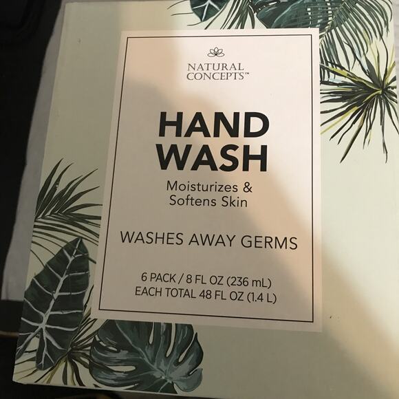 Natural Concepts Handwash 8 fl oz, 6-pack NEW 48 FL OZ Total! NEW - Picture 1 of 6